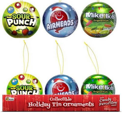 Christmas Ornament Tins - USA Candy