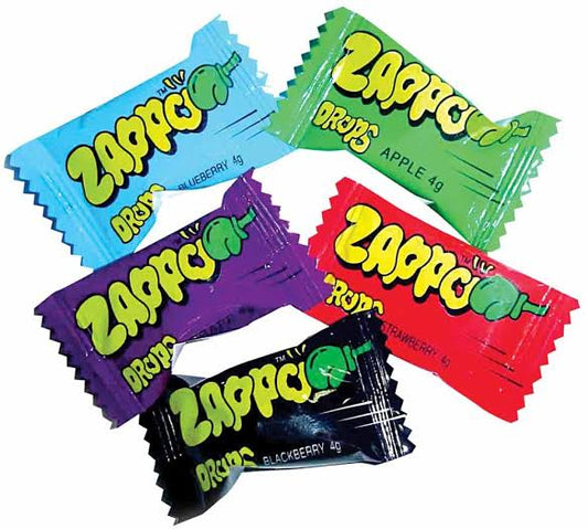 Zappo Drops - 12 Lollies.