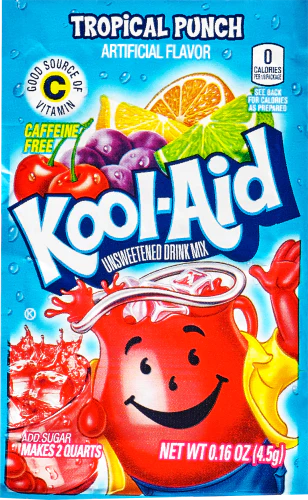 Kool Aid Tropical Punch Mix Unsweetened Drink Mix 6.5g