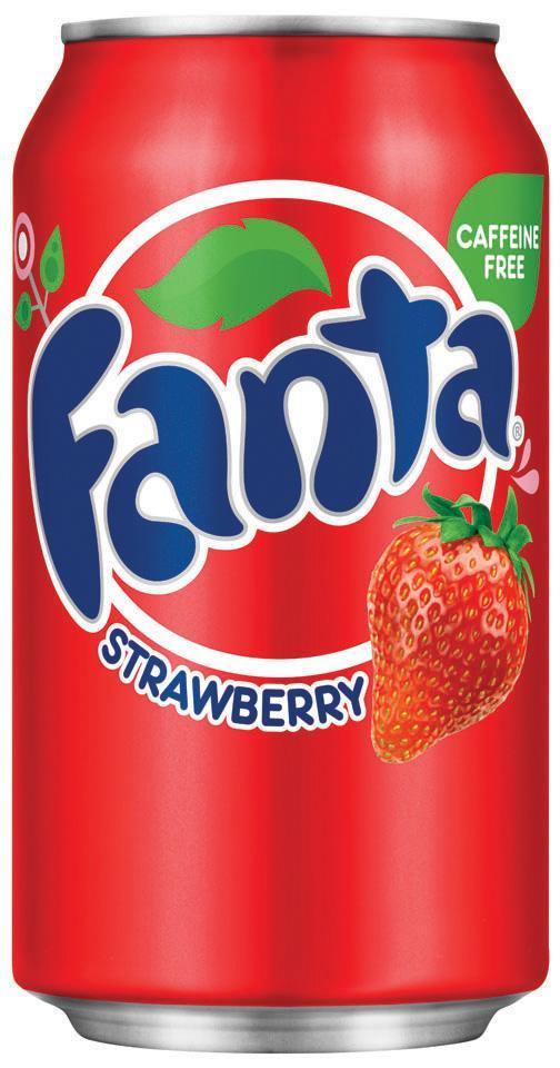 Fanta Strawberry Flavour Soft Drink Soda 355ml Can - USA Sweets