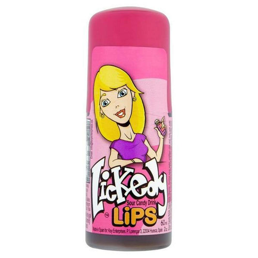 Lickedy Lips Sour Liquid Candy - Blue
