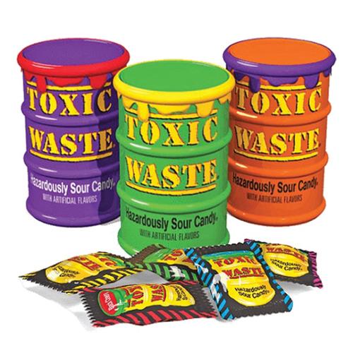 Toxic Waste Hazardously Sour Candy Drum 48g